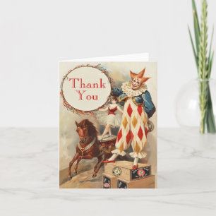 Kleurrijke Clown Kinderen's Bedankt