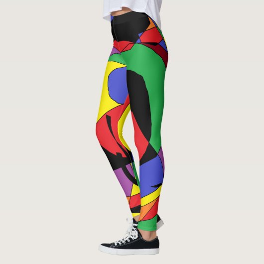 Kleurrijke clown Leggings (Links)