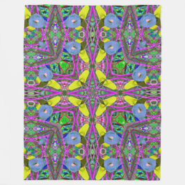 Kleurrijke Clown Mandala Fleece Deken