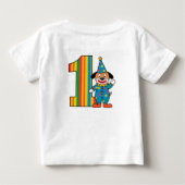 Kleurrijke Clown Met Regenboog Nummer (Achterkant)