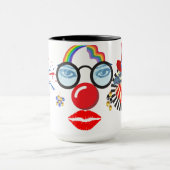 Kleurrijke clown mok (Midden)