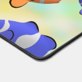 Kleurrijke clownvis Ocean 3D aquatisch ontwerp Bureaumat (Hoek)