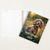 Kleurrijke Cocker Spaniel, geïnspireerd door de Na Planner (Display)