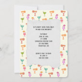 Kleurrijke Cocktail Collectie verjaardagsfeestje Kaart (Voorkant)