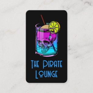 Kleurrijke Cocktail Drink Schedel Visitekaartje