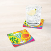Kleurrijke Cocktail Kartonnen Onderzetters (Insitu)