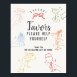 Kleurrijke Cocktail Party Retro Favorieten Teken Poster<br><div class="desc">Cheers! Dit moderne, op het midden van de eeuw geïnspireerde cocktailfeestdecor heeft kleurrijke handen met klassieke cocktails, waardoor u een vleugje charme krijgt. Perfect voor een verfijnde speakeasy-stijl bijeenkomst of een retro happy hour, dit ontwerp zet de scène voor de gasten om een glas te heffen en te genieten van...</div>