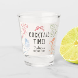 Kleurrijke Cocktail Party Retro Verjaardagsgunsten Shot Glas