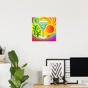 Kleurrijke Cocktail Poster