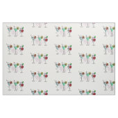 Kleurrijke cocktailglazen stof (Fat Quarter)
