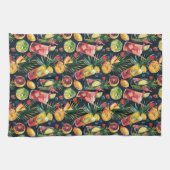 Kleurrijke cocktails theedoek (Horizontaal)
