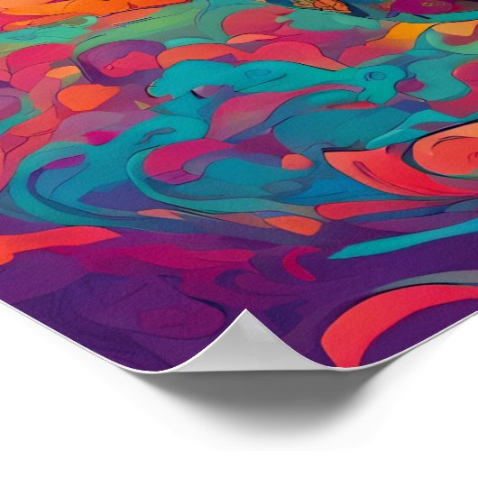 Kleurrijke code: Samurai Poster (Hoek)