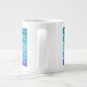 Kleurrijke Collie Mok (Achterkant)