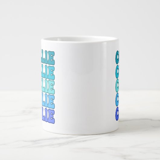 Kleurrijke Collie Mok (Voorkant)