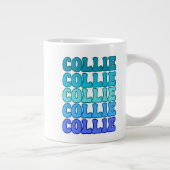 Kleurrijke Collie Mok (Rechts)