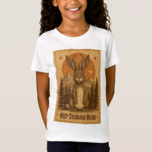 Kleurrijke Colorado Konijn met Tentakels-Blijf Col T-shirt