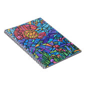 Kleurrijke Colorado-vlag en levendig patroonlandsc Notitieboek (Rechterzijde)