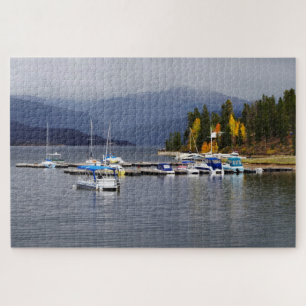 Kleurrijke Colorado Zeilboten in Marina Puzzel