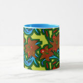 kleurrijke combo mok, 3D digitale design mok, idea Mok (Midden)