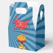 Kleurrijke Comic Book Pop Art Bruiloft Bedankdoosjes (Geopend)