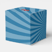 Kleurrijke Comic Book Pop Art Bruiloft Bedankdoosjes (Achterkant)