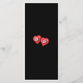 Kleurrijke Comic Book Pop Art Bruiloft Menu (Achterkant)