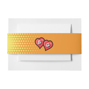 Kleurrijke Comic Book Pop Art Bruiloft Uitnodigingen Wikkel