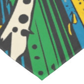 Kleurrijke Comic Pop Art Starburst Explosion Tafelkleed (Gekanteld)