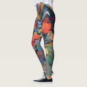 “Kleurrijke compositie” Kunst leggings (Links)