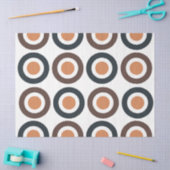 Kleurrijke concentrische cirkels verjaardag tissuepapier (Craft)