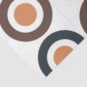 Kleurrijke concentrische cirkels verjaardag tissuepapier (Detail)