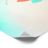 Kleurrijke Conceptuele Kunst: Idee Bloei Abstract Poster (Hoek)