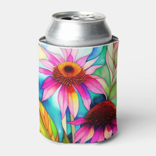 Kleurrijke Coneflower Cooler om Drinken gekoeld te (Blikje Voorkant)