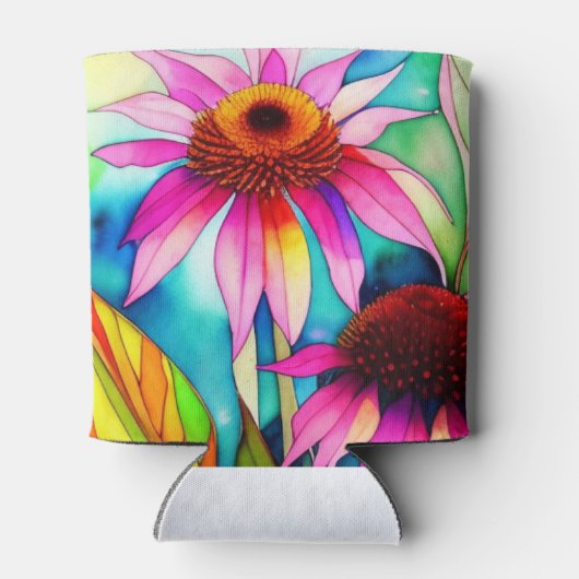 Kleurrijke Coneflower Cooler om Drinken gekoeld te (Achterkant)