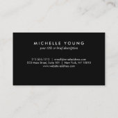 Kleurrijke Confetti Bokeh op Black Modern Loyalty (Achterkant)