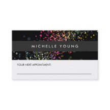 Kleurrijke Confetti Bokeh op zwarte afspraak