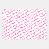 Kleurrijke Confetti bruiloft Inpakpapier Vel (Voorkant 2)