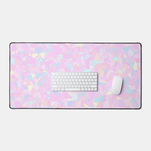 Kleurrijke Confetti Bureaumat (Keyboard & Muis)