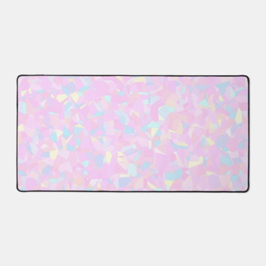 Kleurrijke Confetti Bureaumat (Voorkant)