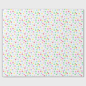 Kleurrijke Confetti Cadeaupapier (Vlak)