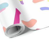 Kleurrijke Confetti Cadeaupapier (Rol Hoek)