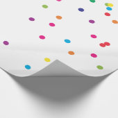 Kleurrijke Confetti Cadeaupapier (Hoek)