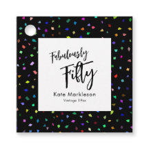 Kleurrijke Confetti - Fabulair vijftig zwart-wit