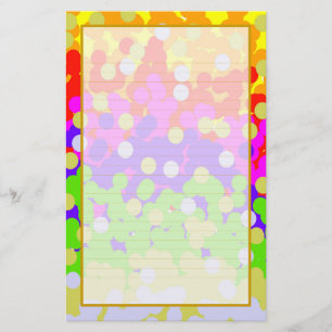 Kleurrijke Confetti fijn gevoerd briefpapier
