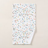 Kleurrijke Confetti Herfst Pattern Bad Handdoek (Handdoek)
