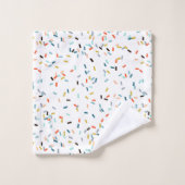 Kleurrijke Confetti Herfst Pattern Bad Handdoek (Wasdoekje)