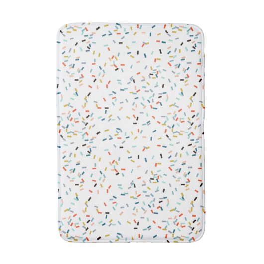 Kleurrijke Confetti Herfst Pattern Badmat (Voorkant Verticaal)