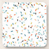 Kleurrijke Confetti Herfst Pattern Bier Onderzetter (Voorkant)