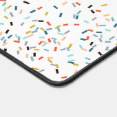 Kleurrijke Confetti Herfst Pattern Bureaumat (Hoek)