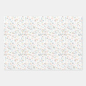 Kleurrijke Confetti Herfst Pattern Inpakpapier Vel (Voorkant 3)